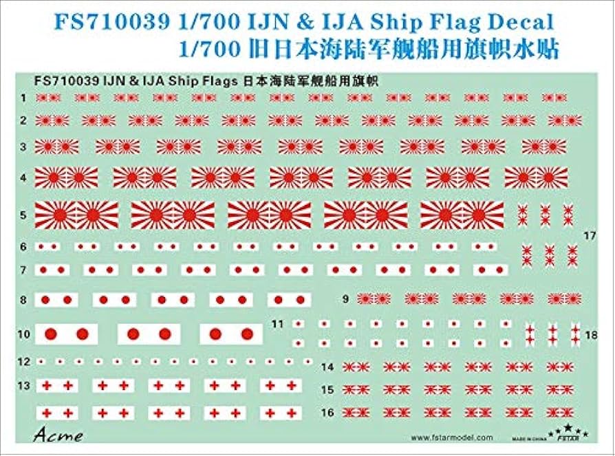 Amazon.com: GBMODEL FS710039 Five Star Model 1/700 Japanese